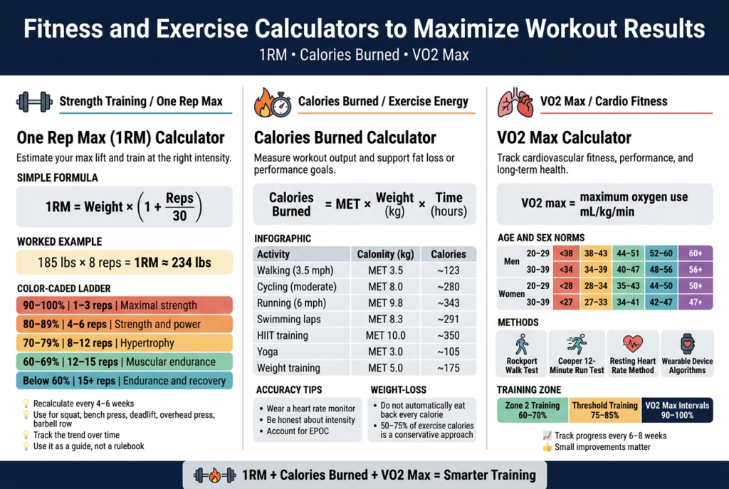 Fitness and Exercise Calculators to Maximize Workout Results