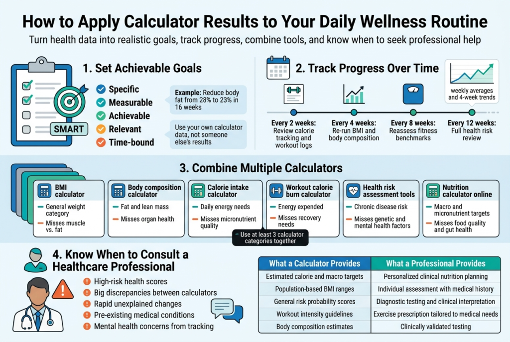 How to Apply Calculator Results to Your Daily Wellness Routine