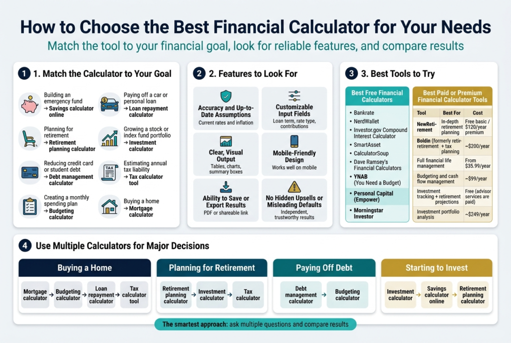 How to Choose the Best Financial Calculator for Your Needs