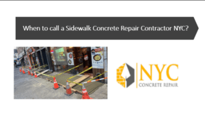 Sidewalk Concrete Repair Contractors NYC