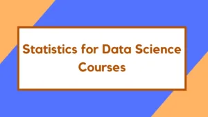Statistics and Data Science - Online Class Taking