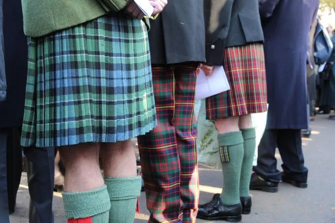 Highland Kilts Wearing by mens