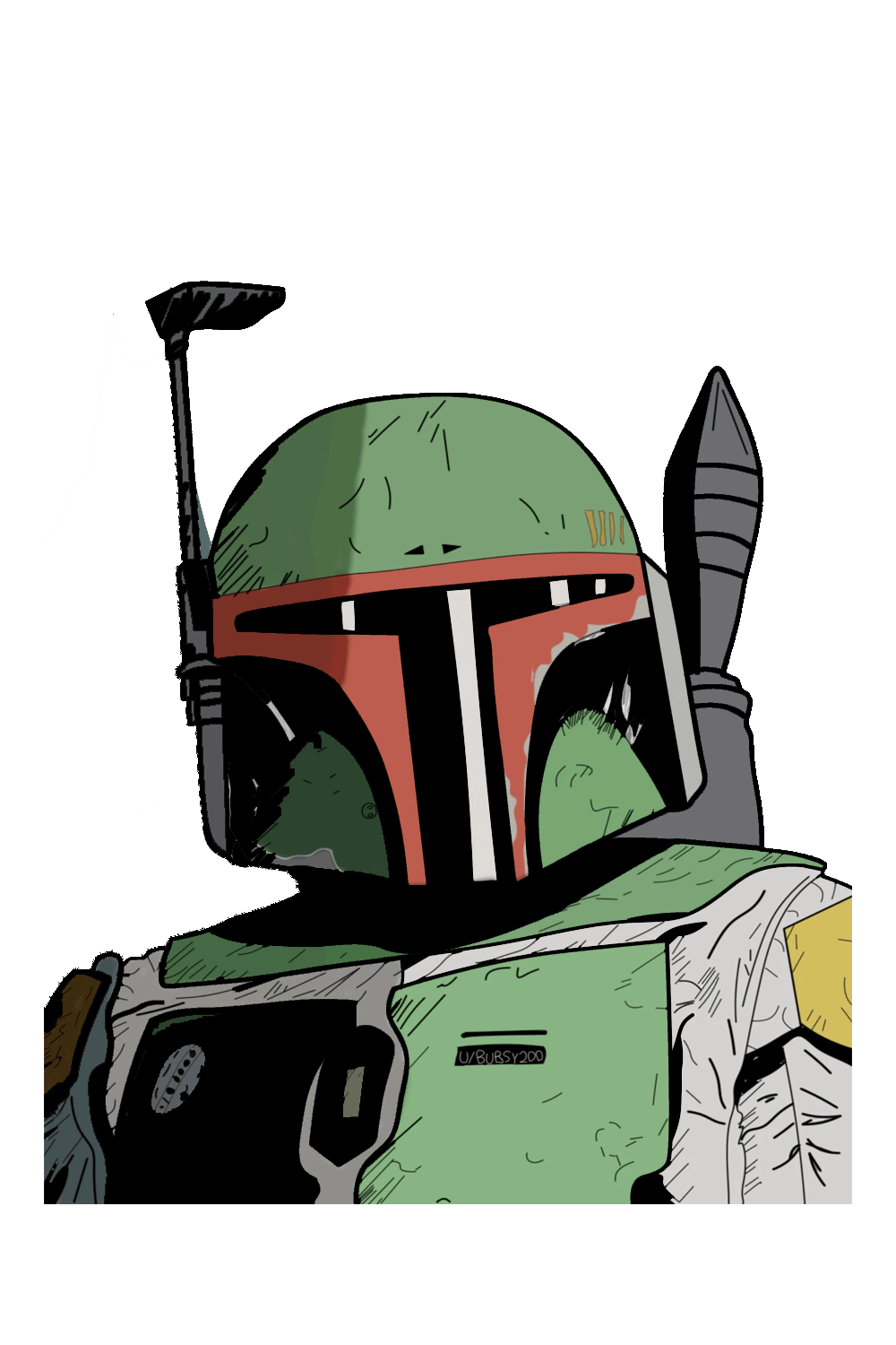 How To Draw Boba Fett Drawing TIMES OF RISING
