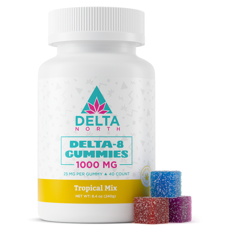 Delta 8 Gummies 1000mg v4 Tropical Mix Cropped