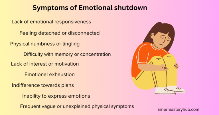How to stop emotional shut down