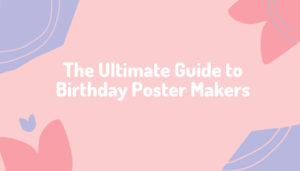 birthday poster maker