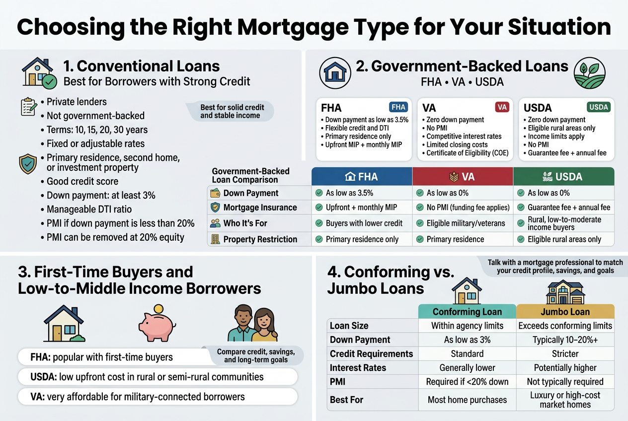 Choosing the Right Mortgage Type for Your Situation
