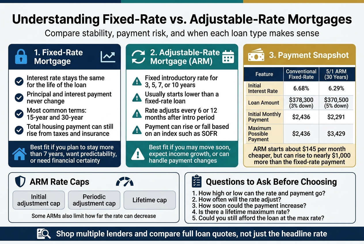 Understanding Fixed-Rate vs. Adjustable-Rate Mortgages